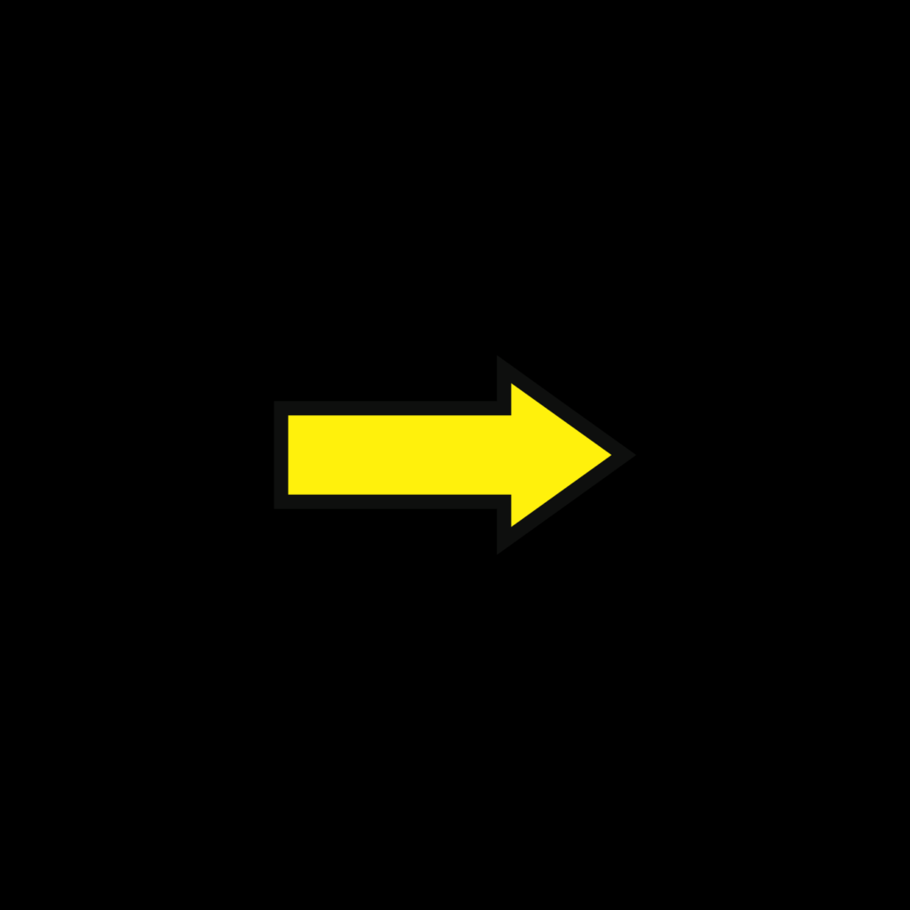  | Yellow Arrow PNG Set of 9 High Quality Images