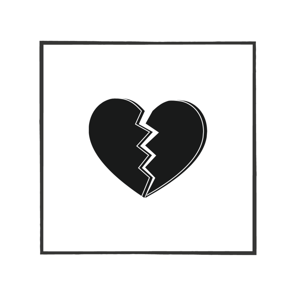  | Broken Heart PNG Set of 6 High Quality Images