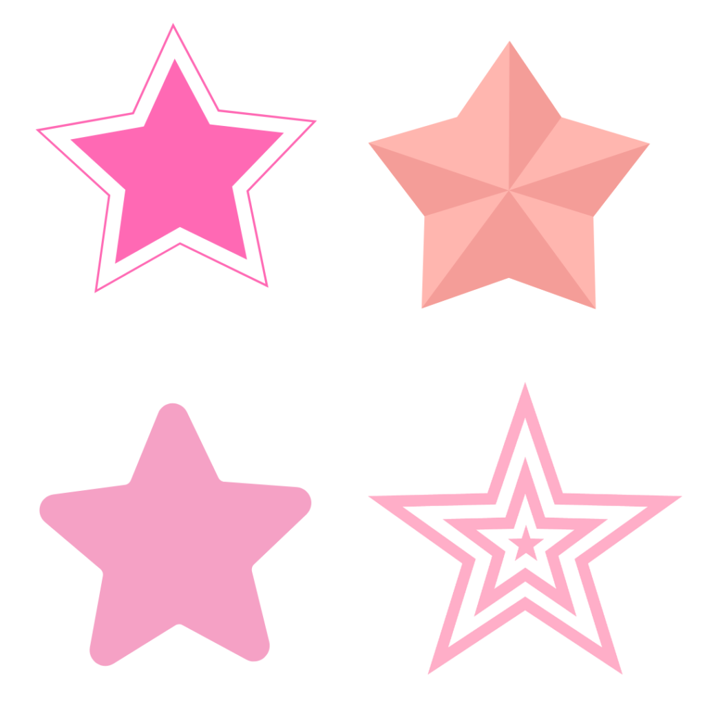  | Pink Star PNG