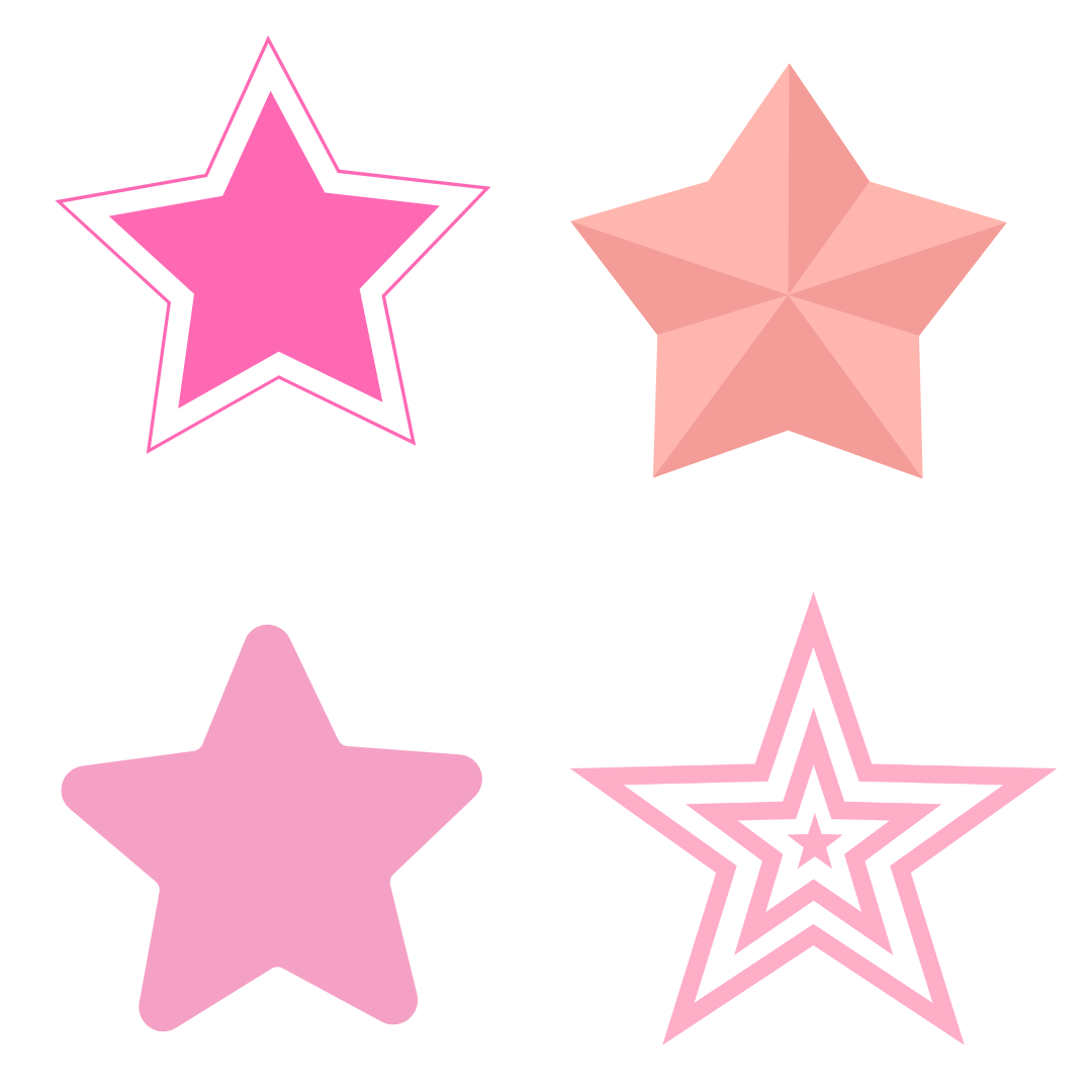  | Pink Star PNG