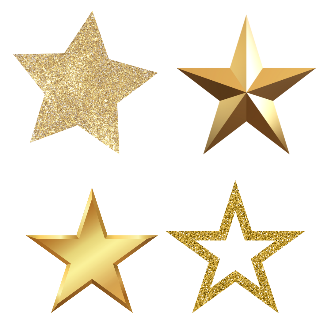  | Gold Star PNG