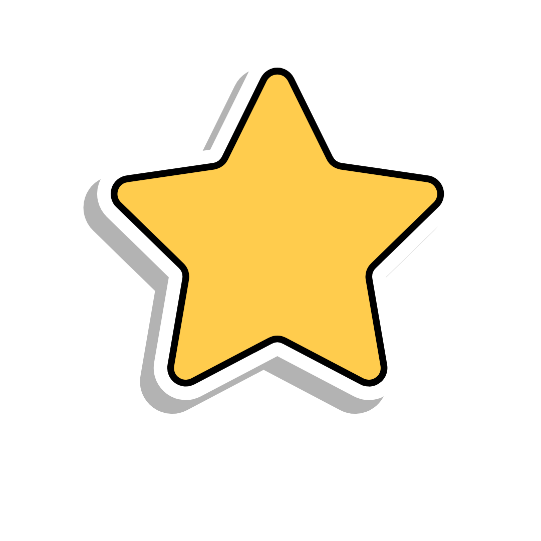  | Star Sticker Transparent High Quality PNG