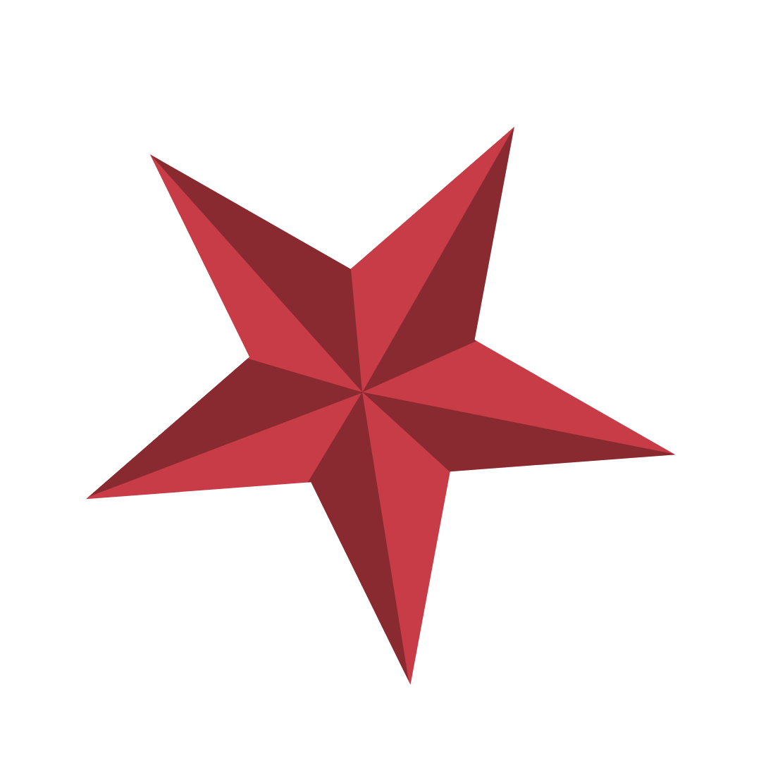  | 3d Red Star PNG